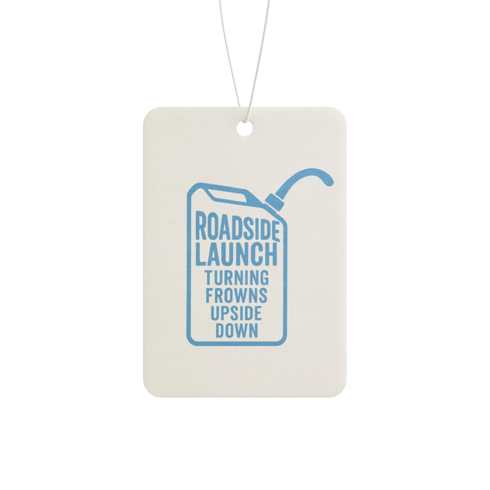 Roadside Launch Car Air Freshener, Fun Auto Decor, Unique Gift for Travelers, Car Enthusiasts, Road Trip Essential, Fresh Scent on the Go