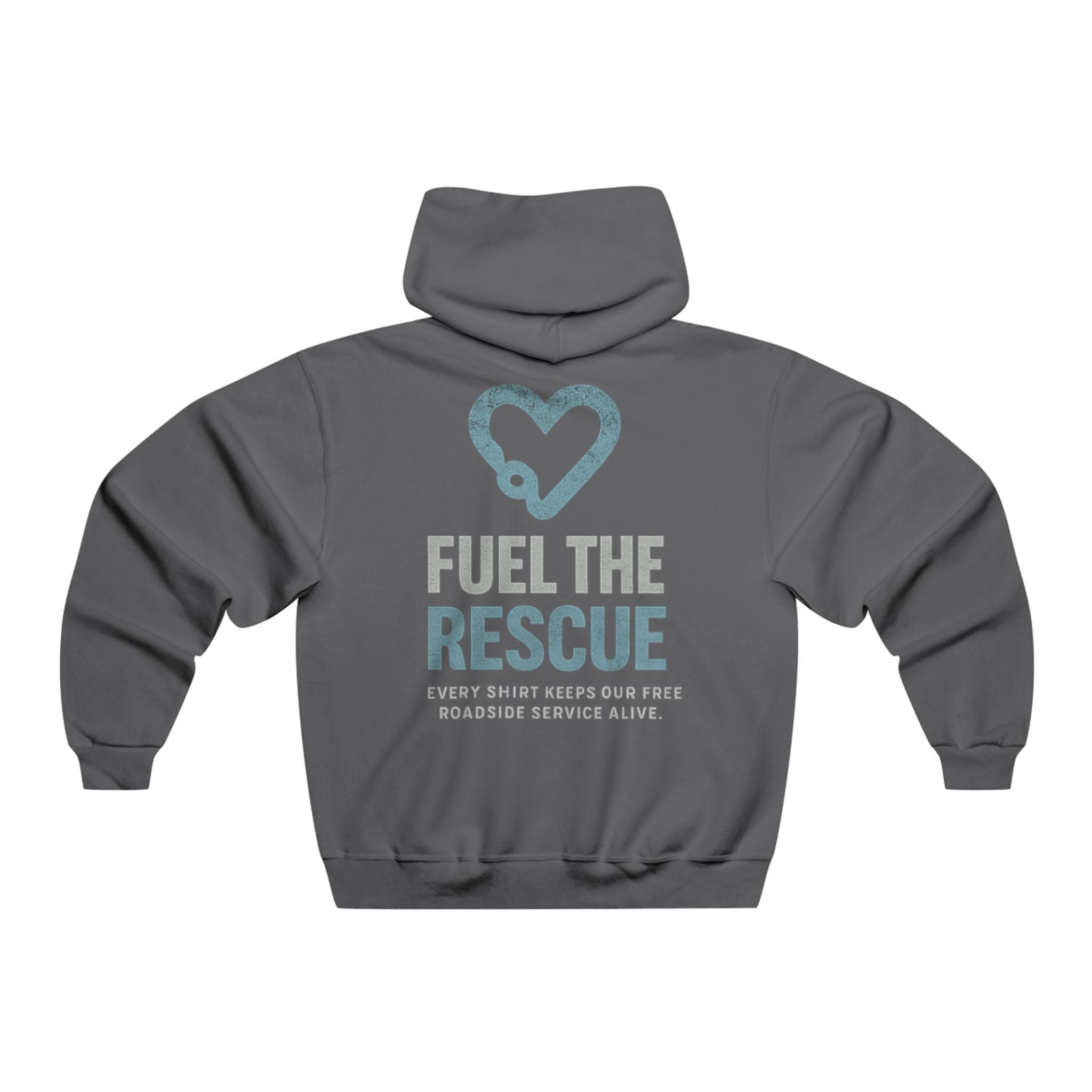 Hooded Sweatshirt - Roadside Launch Fuel the Rescue Hoodie