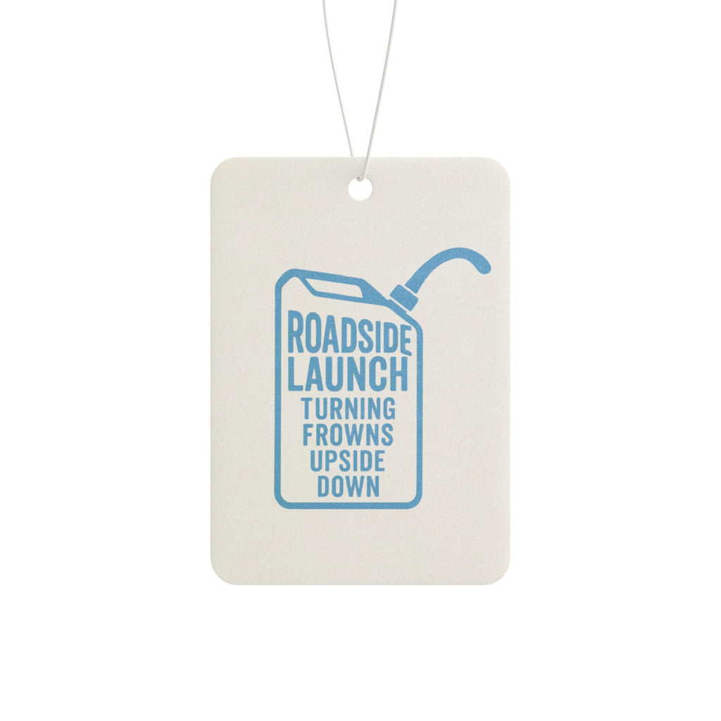 Roadside Launch Car Air Freshener, Fun Auto Decor, Unique Gift for Travelers, Car Enthusiasts, Road Trip Essential, Fresh Scent on the Go